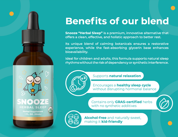 🌿💤 Snooze Herbal Sleep – Gentle, Natural Sleep Support 💤🌿