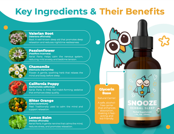 🌿💤 Snooze Herbal Sleep – Gentle, Natural Sleep Support 💤🌿